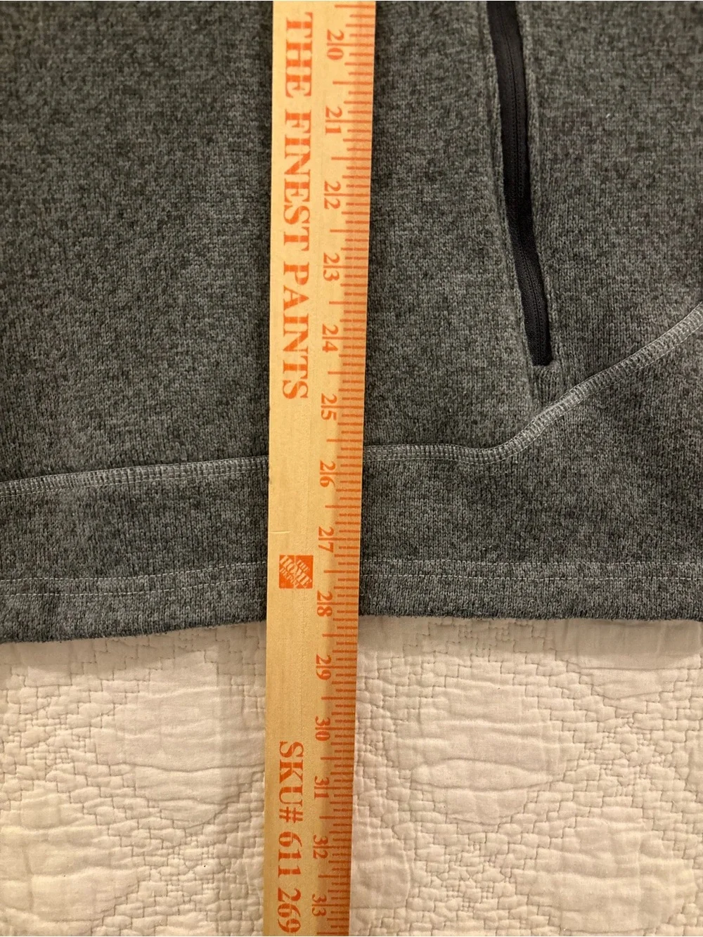 The North Face Gordon Lyons Vest Mens 2XL Full Zip Sherpa Lined Fleece Knit Gray